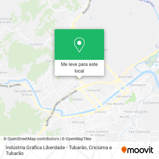 Indústria Gráfica Liberdade - Tubarão mapa