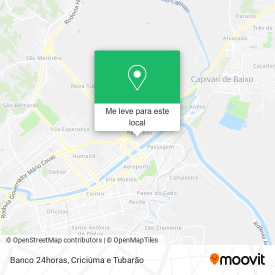 Banco 24horas mapa