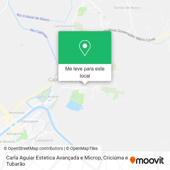 Carla Aguiar Estetica Avançada e Microp mapa