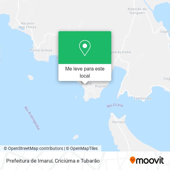 Prefeitura de Imaruí mapa