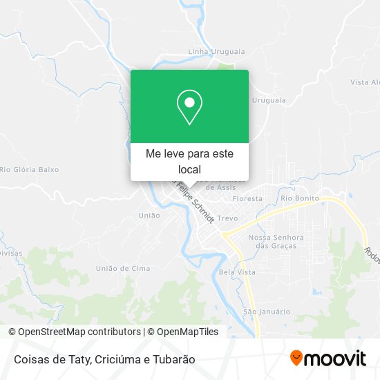 Coisas de Taty mapa