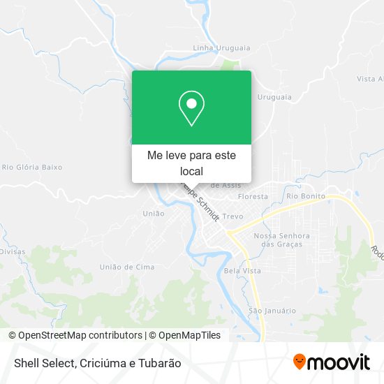 Shell Select mapa