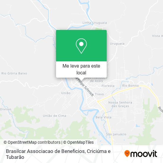 Brasilcar Associacao de Beneficios mapa