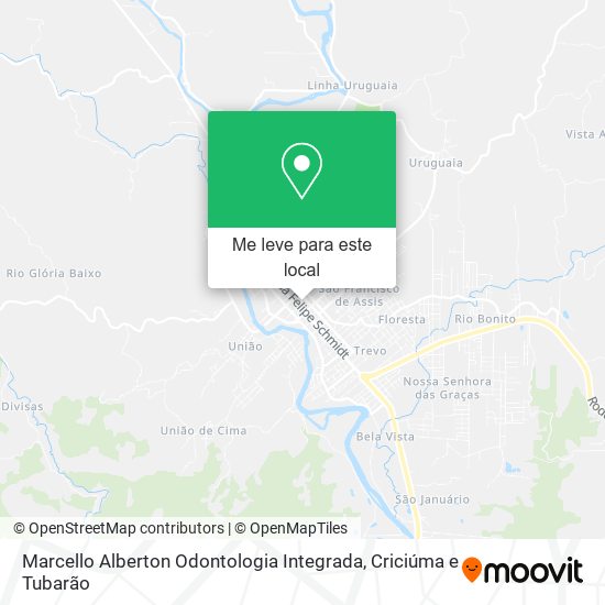 Marcello Alberton Odontologia Integrada mapa