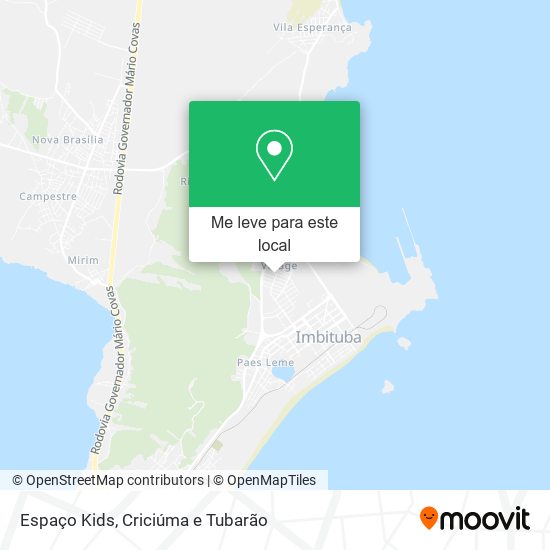 Espaço Kids mapa