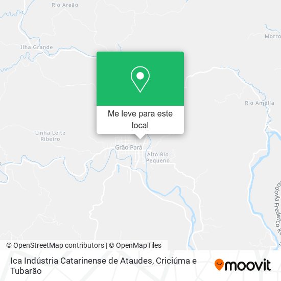 Ica Indústria Catarinense de Ataudes mapa