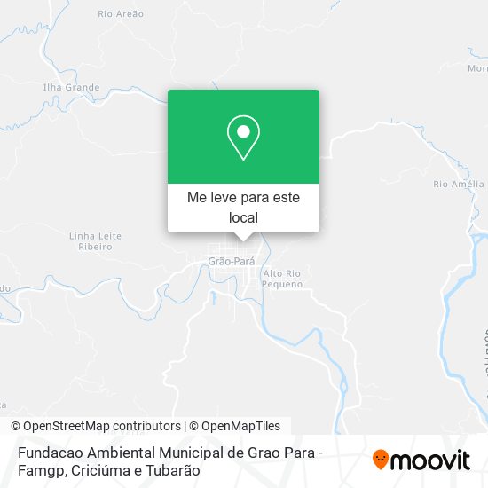 Fundacao Ambiental Municipal de Grao Para - Famgp mapa