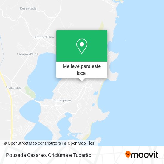 Pousada Casarao mapa