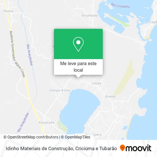 Idinho Materiais de Construção mapa