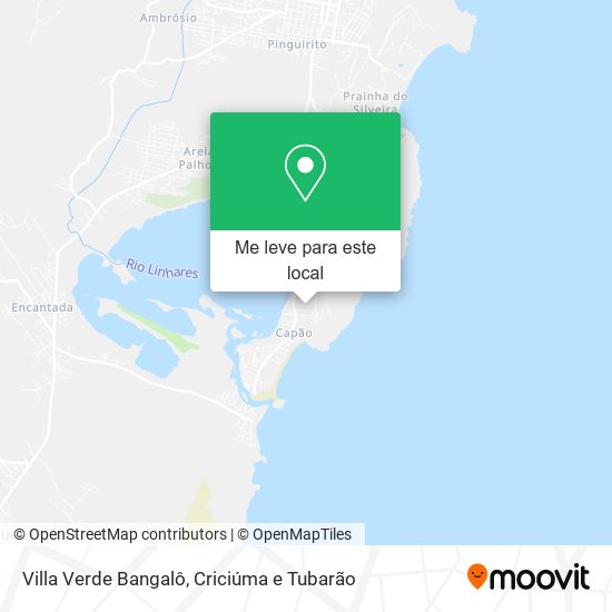 Villa Verde Bangalô mapa