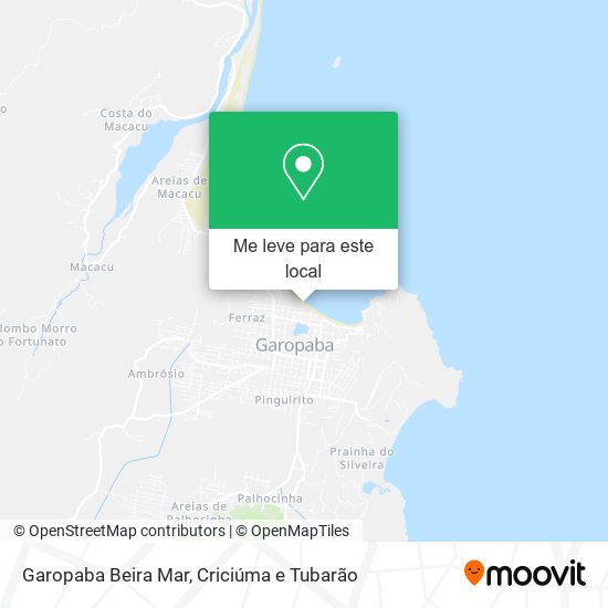 Garopaba Beira Mar mapa
