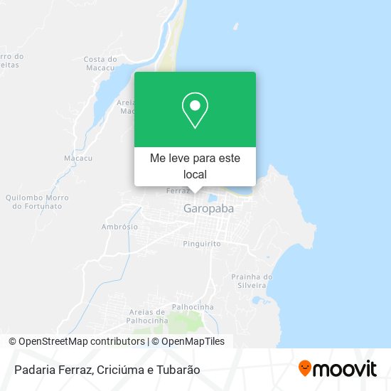 Padaria Ferraz mapa