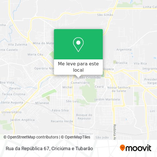 Rua da República 67 mapa