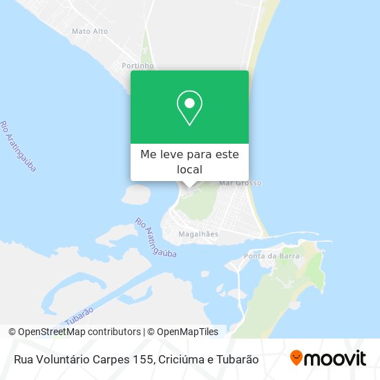 Rua Voluntário Carpes 155 mapa