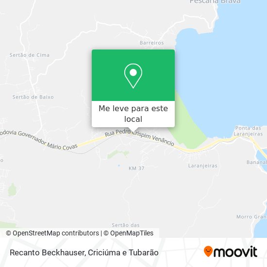 Recanto Beckhauser mapa