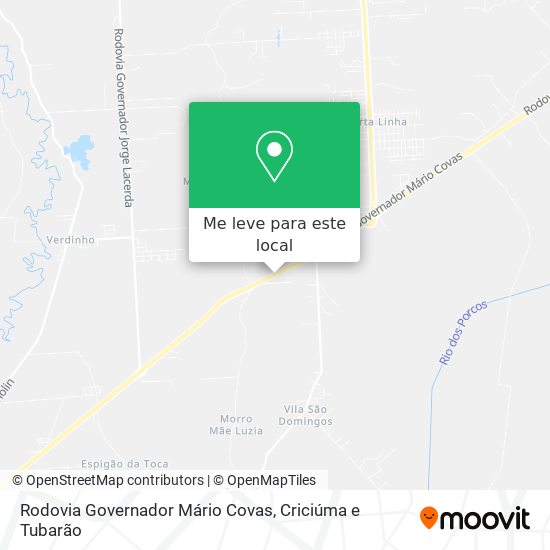 Rodovia Governador Mário Covas mapa
