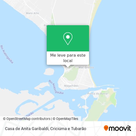 Casa de Anita Garibaldi mapa