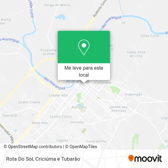 Rota Do Sol mapa