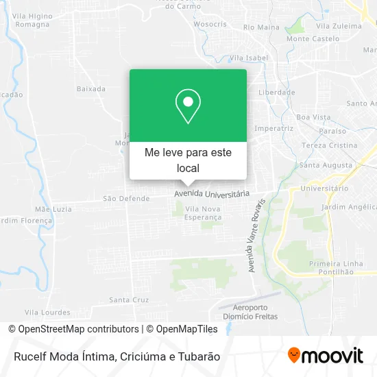 Rucelf Moda Íntima mapa