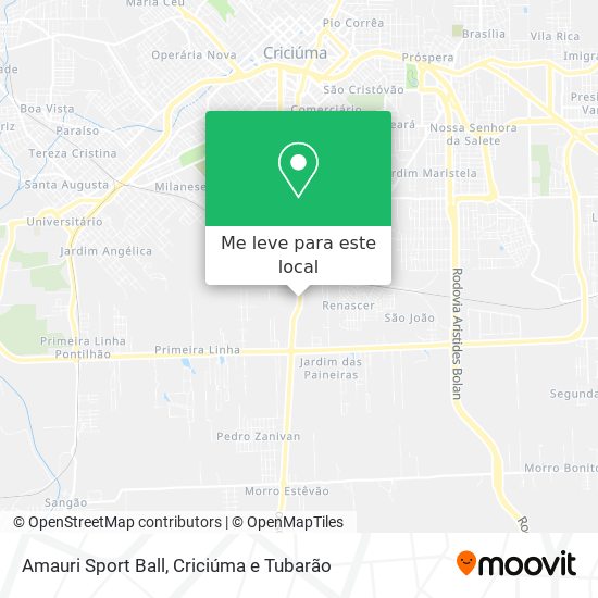 Amauri Sport Ball mapa