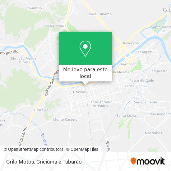 Grilo Motos mapa