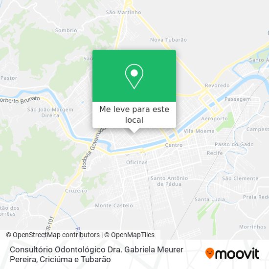 Consultório Odontológico Dra. Gabriela Meurer Pereira mapa