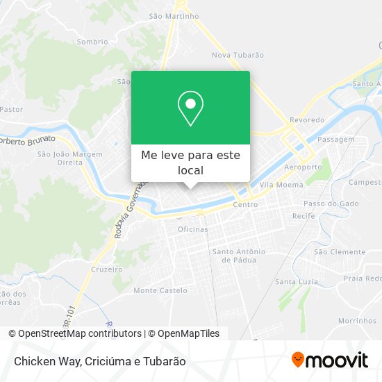 Chicken Way mapa