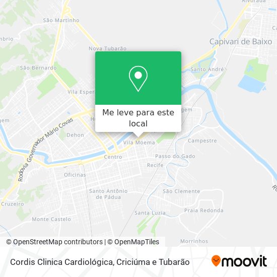 Cordis Clinica Cardiológica mapa