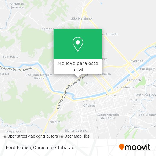 Ford Florisa mapa