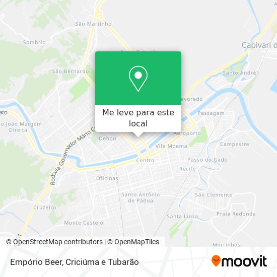 Empório Beer mapa
