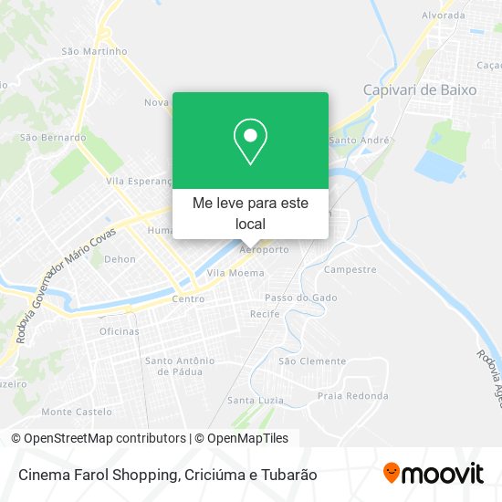 Cinema Farol Shopping mapa