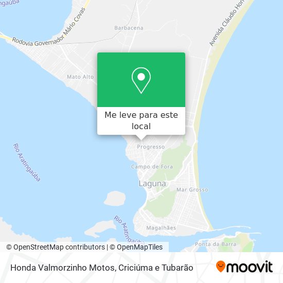 Honda Valmorzinho Motos mapa