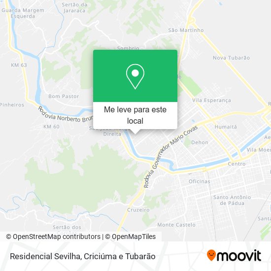 Residencial Sevilha mapa