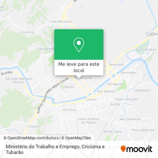 Ministério do Trabalho e Emprego mapa