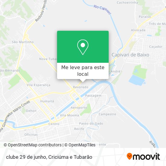 clube 29 de junho mapa