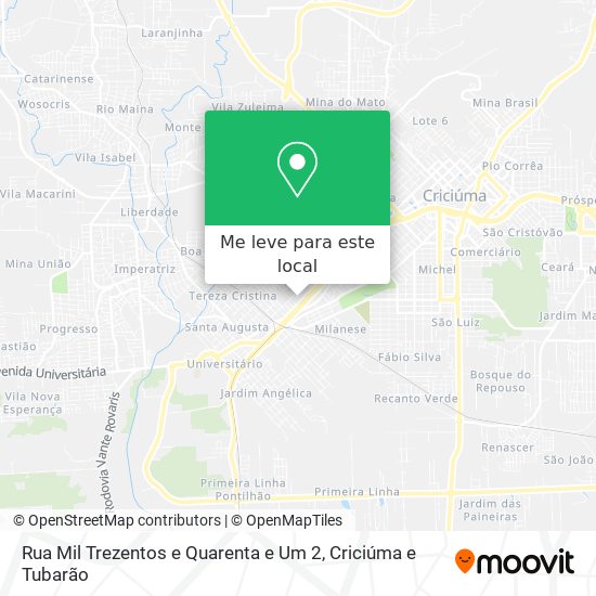 Rua Mil Trezentos e Quarenta e Um 2 mapa