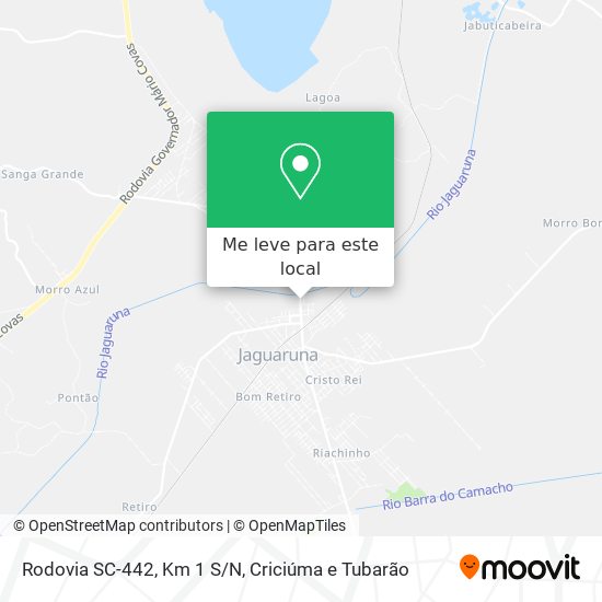 Rodovia SC-442, Km 1 S/N mapa