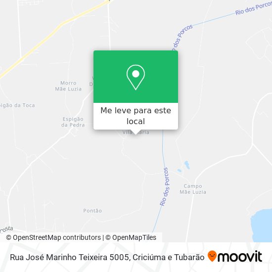 Rua José Marinho Teixeira 5005 mapa