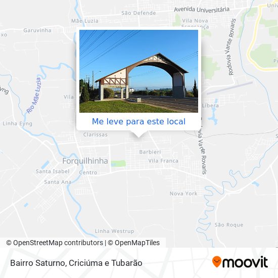 Bairro Saturno mapa