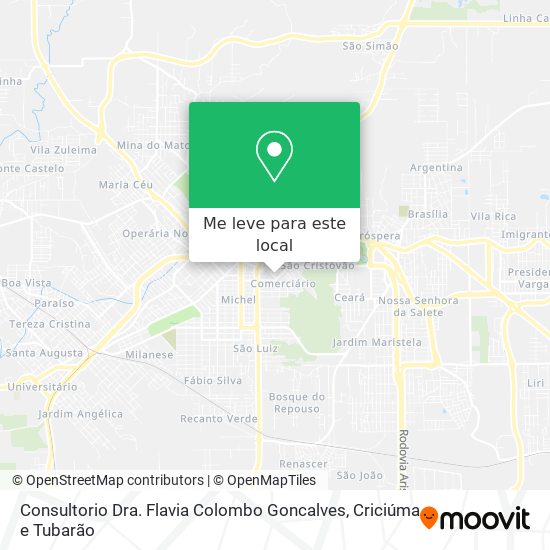Consultorio Dra. Flavia Colombo Goncalves mapa