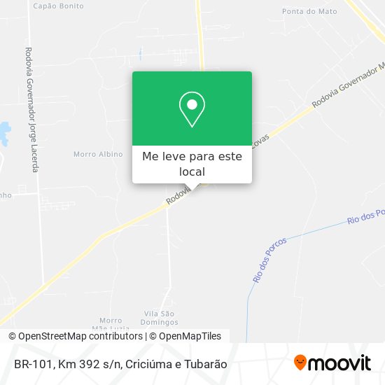 BR-101, Km 392 s/n mapa