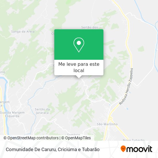 Comunidade De Caruru mapa