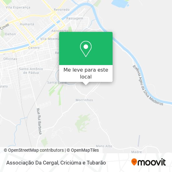 Associação Da Cergal mapa