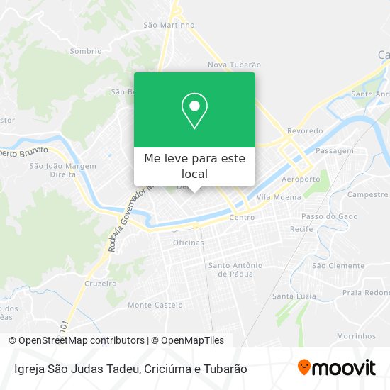 Igreja São Judas Tadeu mapa