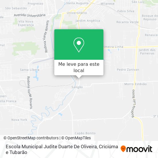 Escola Municipal Judite Duarte De Oliveira mapa