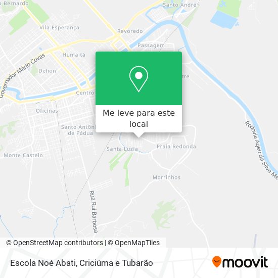 Escola Noé Abati mapa