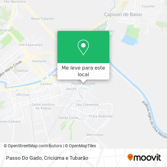 Passo Do Gado mapa