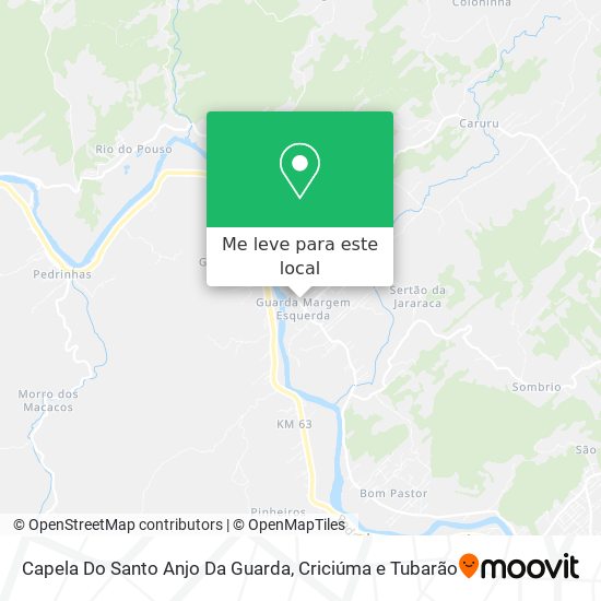 Capela Do Santo Anjo Da Guarda mapa