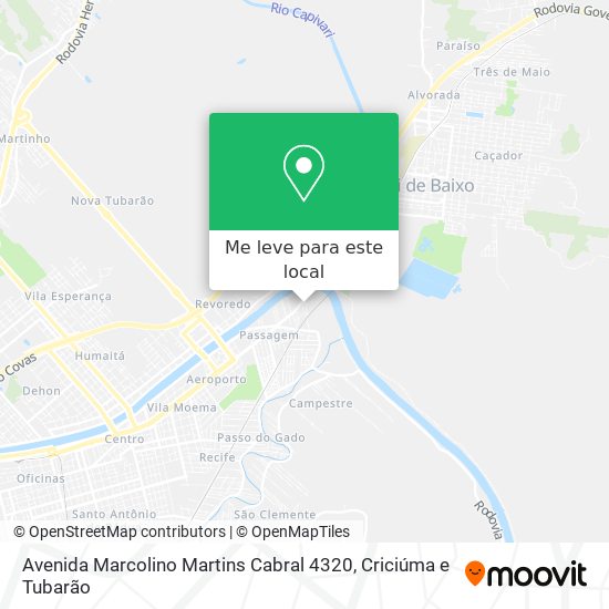 Avenida Marcolino Martins Cabral 4320 mapa