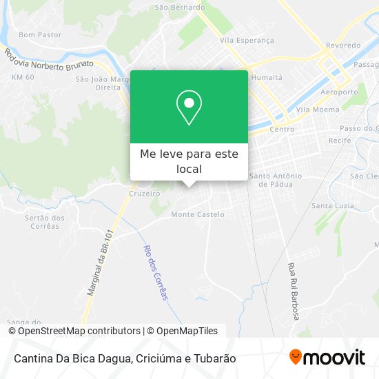 Cantina Da Bica Dagua mapa